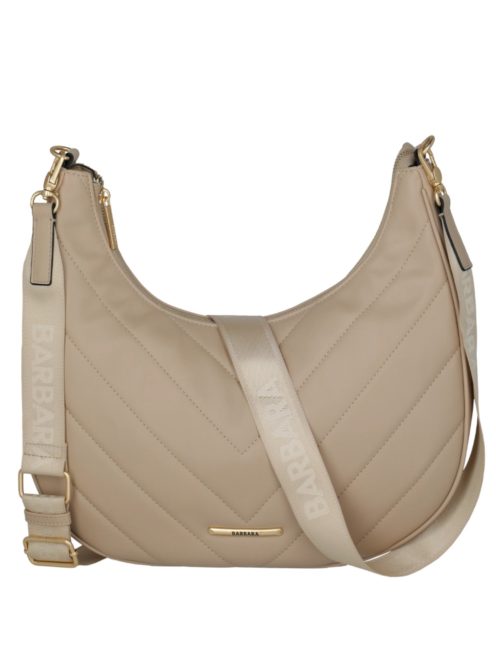 Travelite Barbara Cozy bézs steppelt női oldaltáska