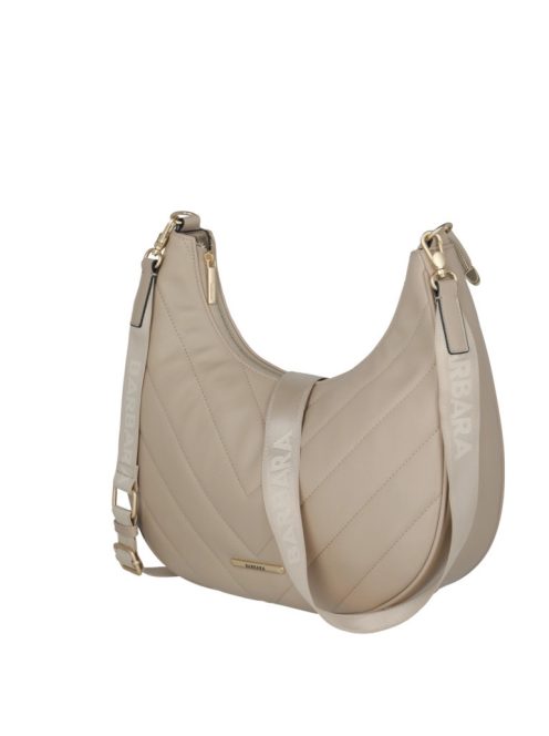 Travelite Barbara Cozy bézs steppelt női oldaltáska