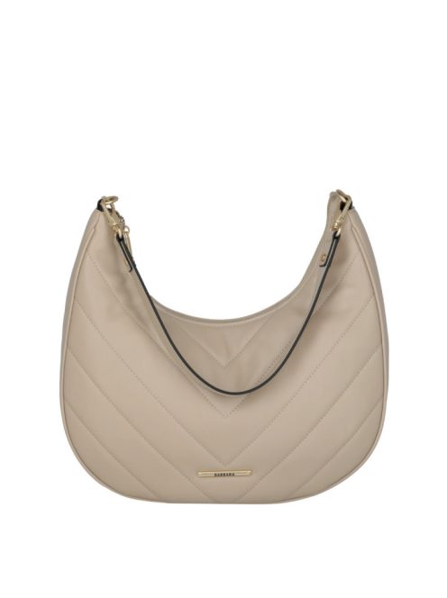 Travelite Barbara Cozy bézs steppelt női oldaltáska