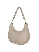 Travelite Barbara Cozy bézs steppelt női oldaltáska