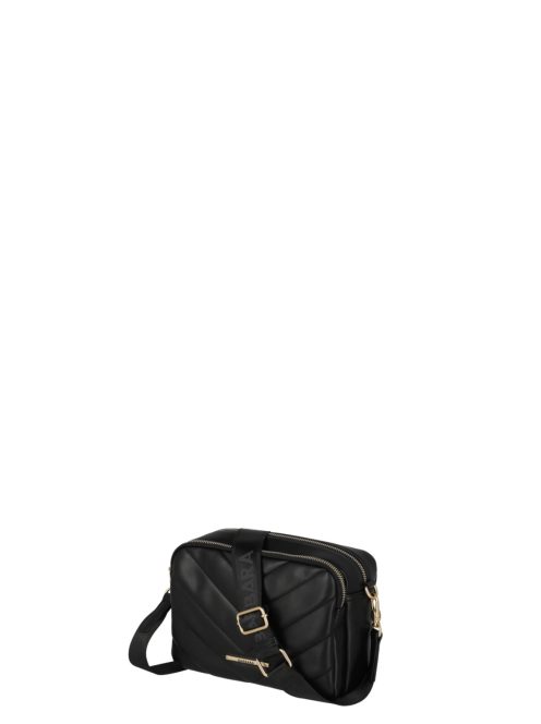 Travelite Barbara Cozy fekete steppelt női oldaltáska