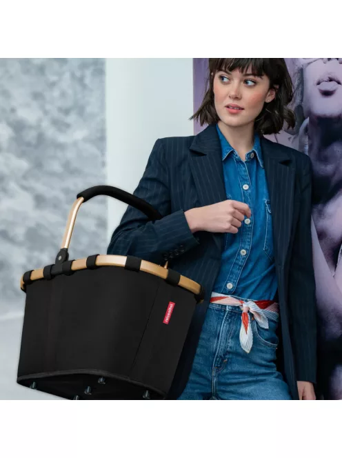 Bevásárló kosár REISENTHEL CARRYBAG Fekete-Arany fül