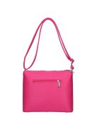 Karen Ola rózsaszín virágos rostbőr női oldaltáska