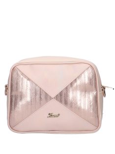 Karen Regina bézs-rose gold rostbőr női oldaltáska