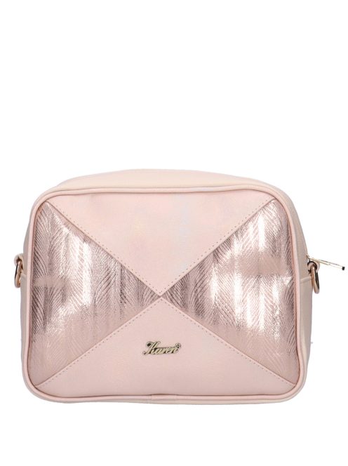 Karen Regina bézs-rose gold rostbőr női oldaltáska