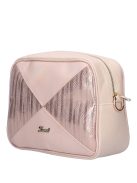 Karen Regina bézs-rose gold rostbőr női oldaltáska