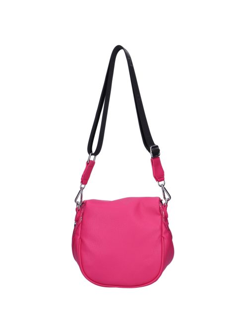 Karen Palmira rózsaszín virágos rostbőr női oldaltáska