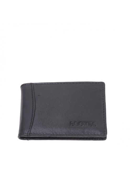 Kártyatartó La Scala AD30809 Fekete bőr