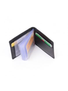 Kártyatartó La Scala AD30809 Fekete bőr