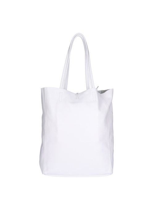 Táska OLASZ BŐR  5228 Fehér kötős női 