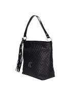 Karen Ce-Mimi fekete steppelt rostbőr női válltáska