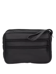 Autóstáska dupla nagy 0114-0016 férfi fekete bőr 