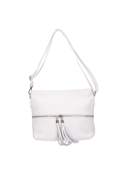 Táska Olasz bőr 62255 Fehér női