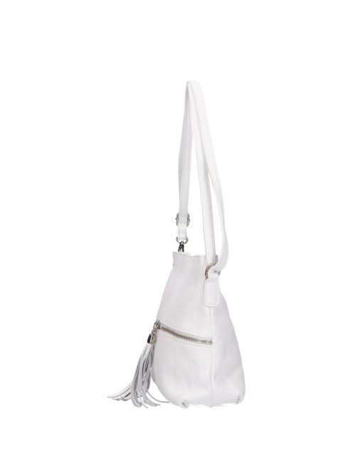 Táska Olasz bőr 62255 Fehér női