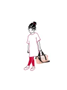 Reisenthel IQ3064 Allrounder XS kids cats and dogs rose gyerek utazótáska 