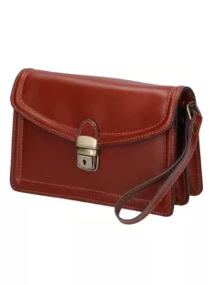 Olasz bőr világos barna autóstáska