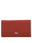 Pincér brifkó Piros patentos bőr 7411