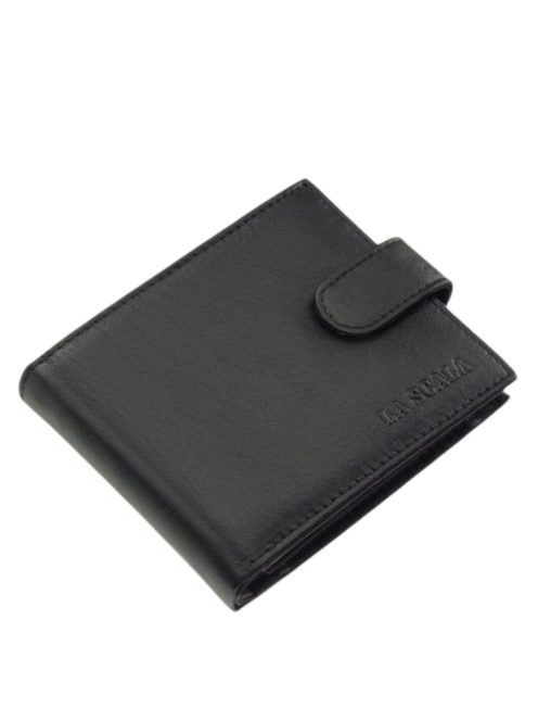 Pénztárca La Scala DBO-1021/T Fekete bőr férfi