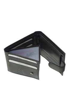 Pénztárca La Scala DBO-1021/T Fekete bőr férfi