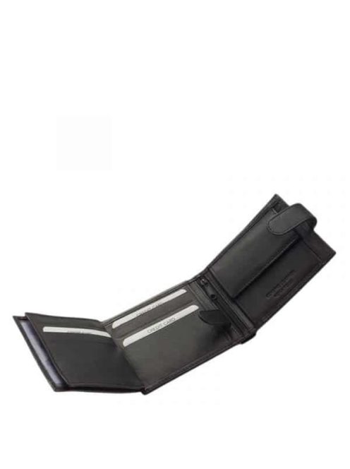 Pénztárca La Scala DBO-1021/T Fekete bőr férfi
