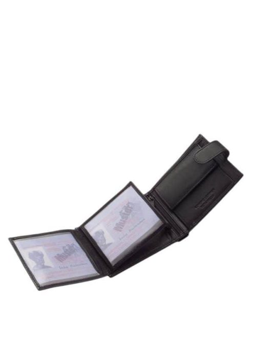 Pénztárca La Scala DBO-1021/T Fekete bőr férfi