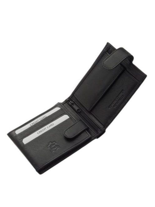 Pénztárca La Scala DBO-1021/T Fekete bőr férfi
