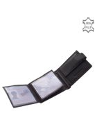 La Scala DBO-43 fekete bőr férfi pénztárca 