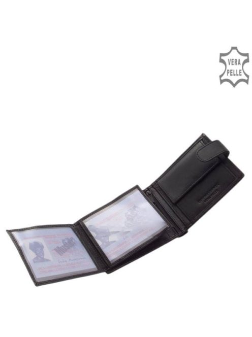 La Scala DBO-43 fekete bőr férfi pénztárca 