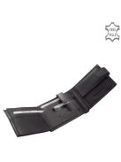 La Scala DBO-43 fekete bőr férfi pénztárca 