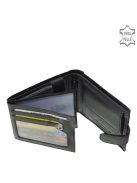 La Scala DBO-43 fekete bőr férfi pénztárca 