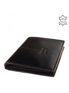 Pénztárca Vester VCS826 Fekete bőr álló