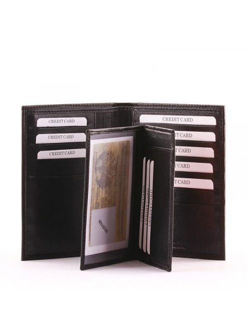 Sylvia Belmonte MGRI4 fekete férfi bőr irattartó