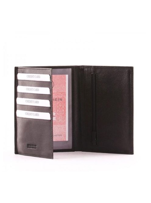 Irattartó N04 Fekete férfi bőr