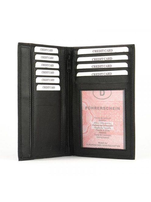 Sylvia Belmonte MG7001 fekete férfi bőr irattartó