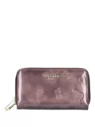 Gregorio BT-118 grafit elöl kártyatartós lepkés lakk bőr női pénztárca