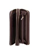 Gregorio BT-118 grafit elöl kártyatartós lepkés lakk bőr női pénztárca