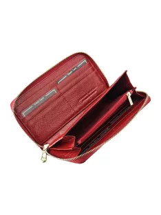 Gregorio BT-119 piros lepkés lakk bőr női pénztárca