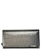 Gregorio BC-106 szürke lakk bőr női pénztárca