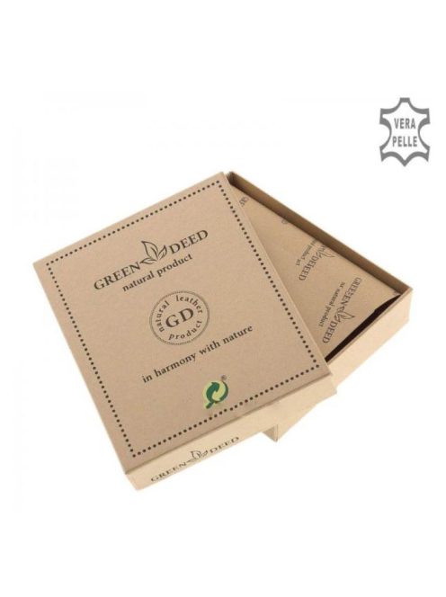 Green  Deed B-3203 barna bőr pénztárca