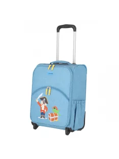 Travelite Youngster kék kalózos 2 kerekű gyerek bőrönd