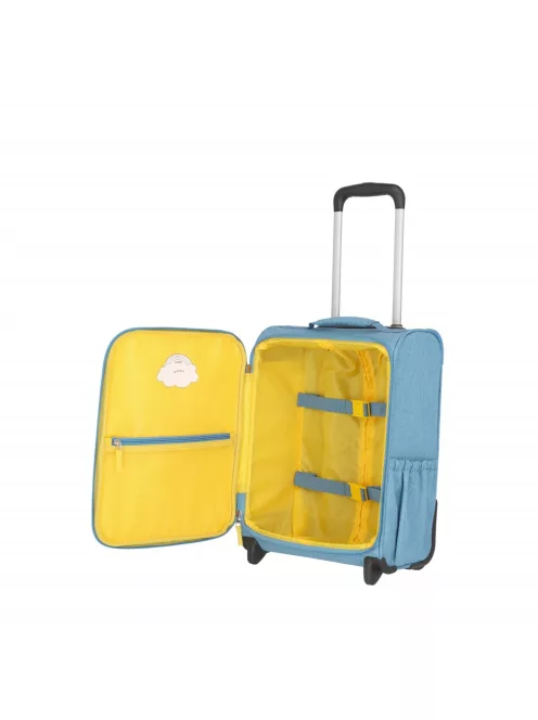Travelite Youngster kék kalózos 2 kerekű gyerek bőrönd