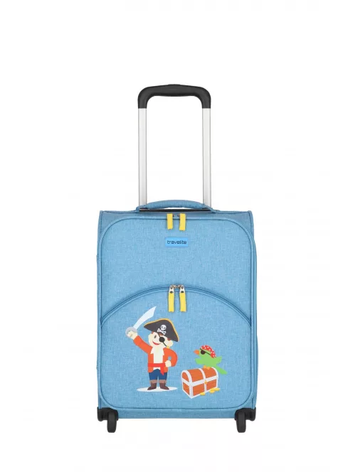 Travelite Youngster kék kalózos 2 kerekű gyerek bőrönd