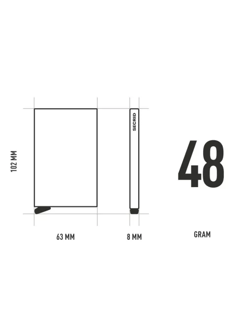 Kártyatartó Secrid Cardprotector Sand