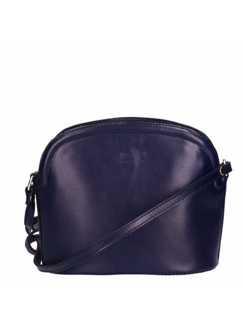 Táska OLASZ BŐR íves  kicsi Kék 