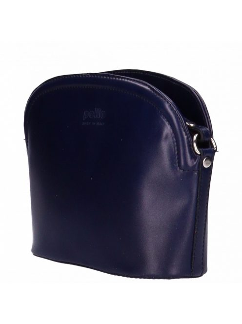 Táska OLASZ BŐR íves  kicsi Kék 