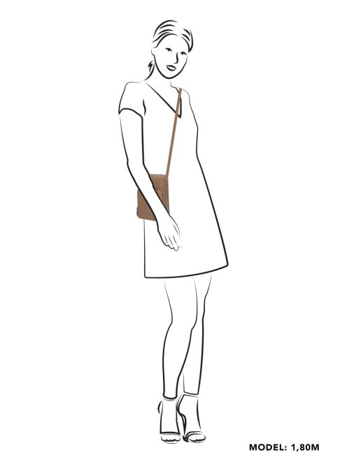 Beagles Marbella rózsaszín női kicsi oldaltáska