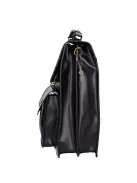 Aktatáska álló nagy két zseb Fekete