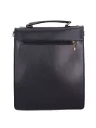 Aktatáska álló nagy két zseb Fekete