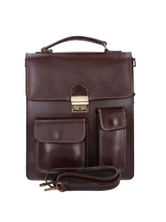 Aktatáska álló nagy két zseb Barna