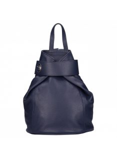Hátitáska OLASZ BŐR elöl átcsatolós Kék